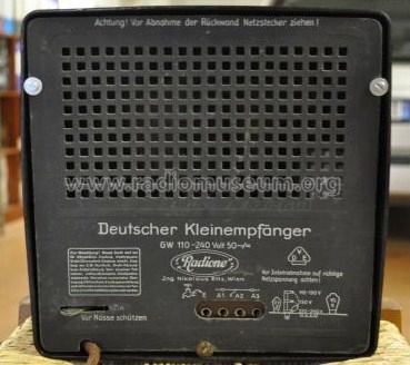 Deutscher Kleinempfänger DKE; Radione RADIO (ID = 1088623) Radio