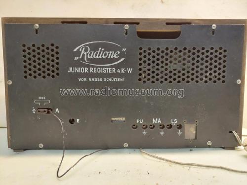 Junior Register 4 K-W; Radione RADIO (ID = 2864919) Radio