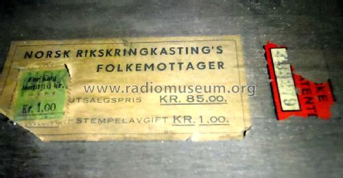 Folkemottager ; Radionette; Oslo (ID = 1314161) Radio