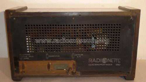 Verdensmottager 1940; Radionette; Oslo (ID = 2092833) Radio