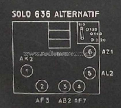 Solo 636; Radiosolo, Société (ID = 1878849) Radio