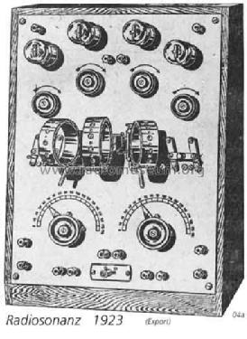 4-Rö-Export ; Radiosonanz GmbH bzw (ID = 2347) Radio