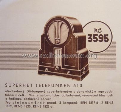 510 Superhet; Radiotechna, spol. s (ID = 797305) Radio