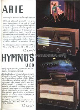 Hymnus U38; Radiotechna, spol. s (ID = 1258780) Radio