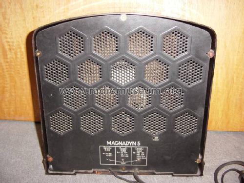 Magnadyn 5; Radiotechna, spol. s (ID = 846461) Speaker-P