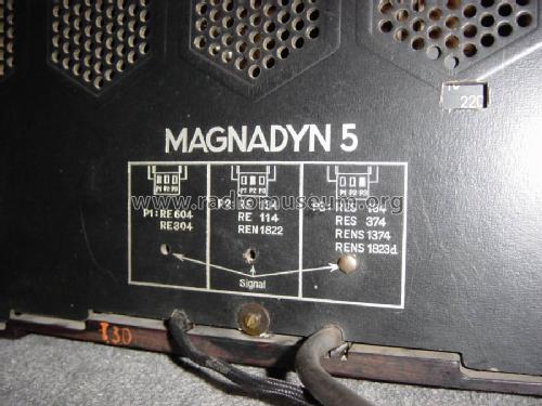 Magnadyn 5; Radiotechna, spol. s (ID = 846464) Speaker-P