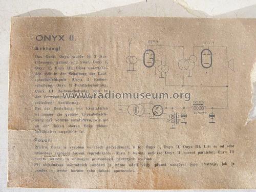 Onyx II ; Radiotechna, spol. s (ID = 1938649) Radio