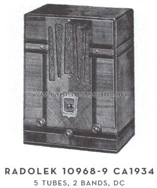 10968 ; Radolek Co., Chicago (ID = 1570880) Radio