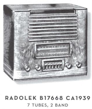 B17668 ; Radolek Co., Chicago (ID = 1570648) Radio