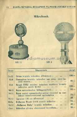 Bellavox D104; Rafilm Rádió és (ID = 2131859) Microphone/PU