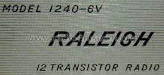 12 Transistor 1240-6V; Raleigh Kaysons (ID = 622862) Radio