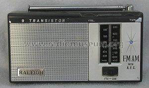 9 Transistor AM FM with A.F.C. FM-990; Raleigh Kaysons (ID = 263516) Radio