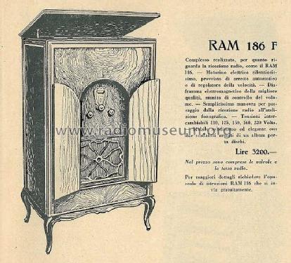 RAM 186 F; RAM R.A.M., Radio (ID = 2886568) Radio