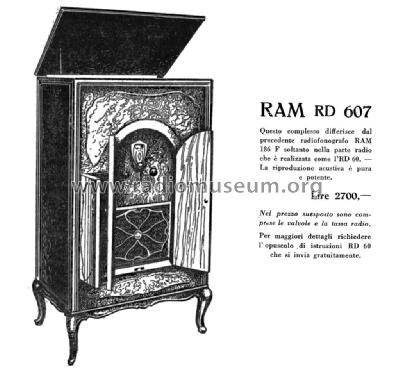 RD607; RAM R.A.M., Radio (ID = 1836550) Radio