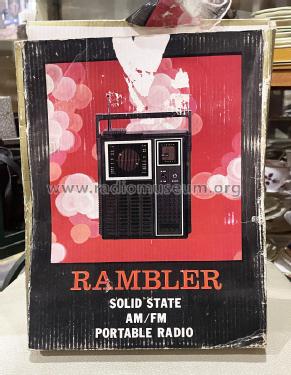 Solid State AM/FM Portable Radio C-202; Rambler brand, Sun (ID = 3033109) Radio