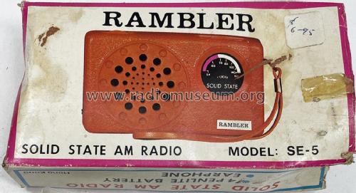 Solid State AM Radio SE-5; Rambler brand, Sun (ID = 2958260) Radio