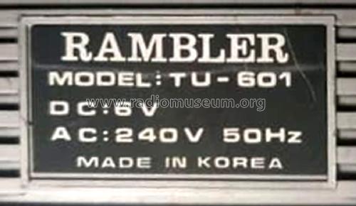 Rambler TU-601; Rambler brand, Sun (ID = 2840092) Radio