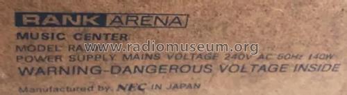 Music Centre RA-305; Rank Arena, Rank (ID = 2730700) Radio