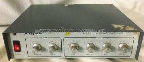 Public Address Amplifier TPA-50; Rapar, Radio Parts (ID = 2640133) Ampl/Mixer