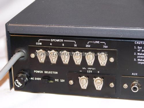 Rapar Solid State Public Address Amplifier. TPA-30; Rapar, Radio Parts (ID = 2397110) Ampl/Mixer