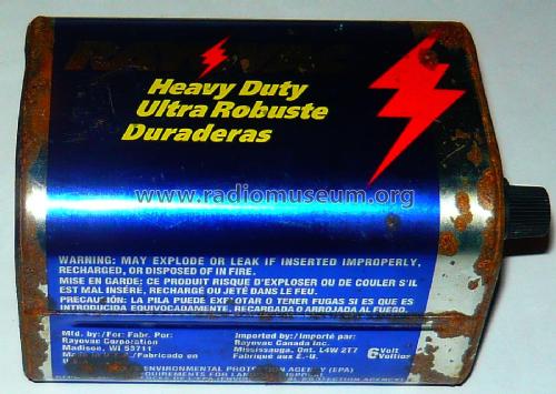 Heavy Duty 6V Battery 945; Ray-O-Vac / Rayovac, (ID = 2048905) Strom-V