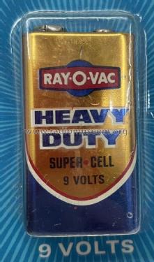 Heavy Duty Super Cell 9V D1604-1; Ray-O-Vac / Rayovac, (ID = 2955038) Power-S