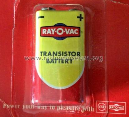 Transistor Battery 9 Volts 1604-1; Ray-O-Vac / Rayovac, (ID = 2817954) Power-S