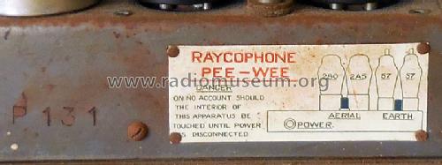 Pee-Wee ; Raycophone Ltd., (ID = 1655586) Radio