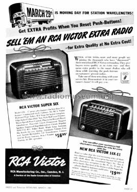 15X Ch= RC-462; RCA RCA Victor Co. (ID = 1046010) Radio