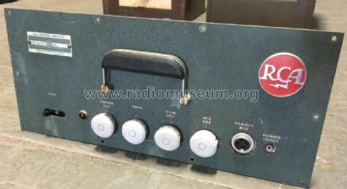 16mm Pedestal Amplifier MI-1315-PT2 Ampl/Mixer RCA RCA Victor Co ...