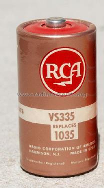 1,5 V Battery VS335 Replaces 1035; RCA RCA Victor Co. (ID = 1499421) Power-S