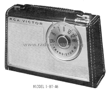 1BT46 Ch= RC-1181; RCA RCA Victor Co. (ID = 798188) Radio