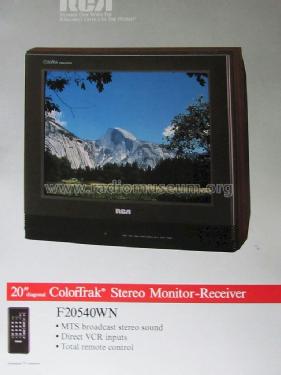 rca colortrak stereo monitor