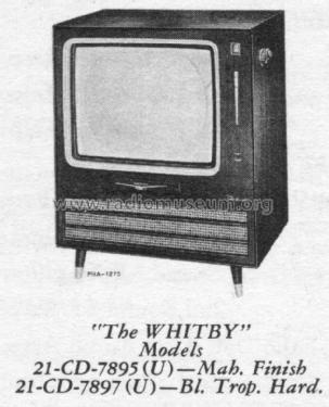 21-CD-7897U 'The Whitby' Ch= CTC5P; RCA RCA Victor Co. (ID = 1553362) Television