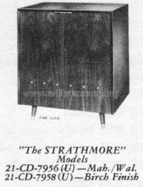 21-CD-7956U 'The Strathmore' Ch= CTC5W; RCA RCA Victor Co. (ID = 1554546) Television