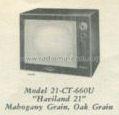 21-CT-660U Haviland 21' Ch = CTC4; RCA RCA Victor Co. (ID = 1272729) Television