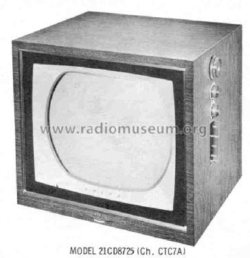 21-CD-8725 Ch= CTC7A; RCA RCA Victor Co. (ID = 974880) Television