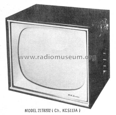 21T8202 Ch= KCS113A; RCA RCA Victor Co. (ID = 996306) Fernseh-E