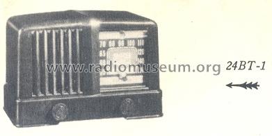 24BT-1 Ch= RC-1004-F; RCA RCA Victor Co. (ID = 166817) Radio