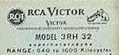 3-RH-32 Ch= RC-1204 ; RCA RCA Victor Co. (ID = 623344) Radio