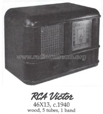 46X13 Ch= RC-456A; RCA RCA Victor Co. (ID = 1464998) Radio