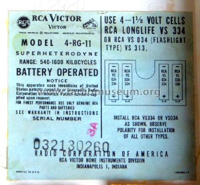 4-RG-11 Ch= RC-1208H; RCA RCA Victor Co. (ID = 153020) Radio