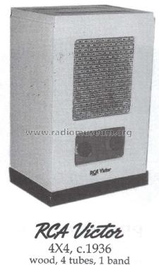 4X4 ; RCA RCA Victor Co. (ID = 1462385) Radio