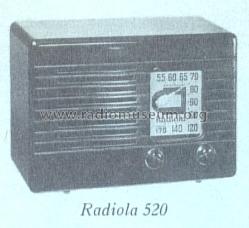 Radiola 520 Ch=RC1003D; RCA RCA Victor Co. (ID = 167522) Radio