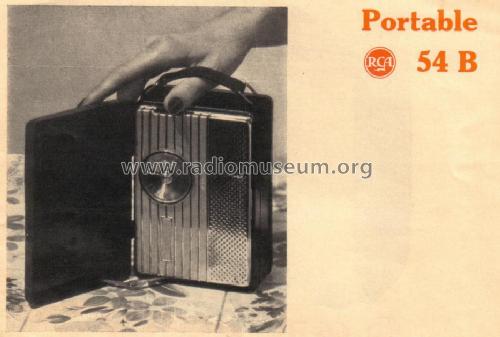 54B1 Ch= RC-589; RCA RCA Victor Co. (ID = 110670) Radio