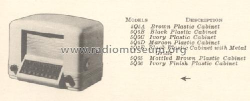 5Q55 Ch= RC-396; RCA RCA Victor Co. (ID = 172630) Radio