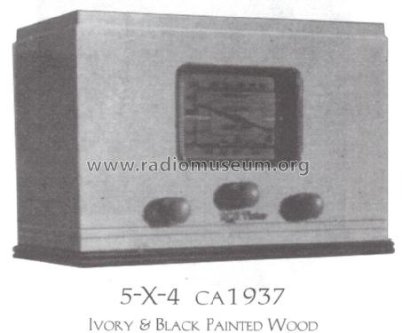 5X4 ; RCA RCA Victor Co. (ID = 1522634) Radio