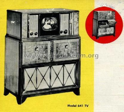 641-TV; RCA RCA Victor Co. (ID = 439586) TV-Radio