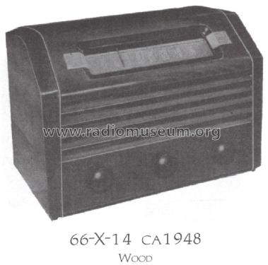 66X14 Ch= RC-1046B; RCA RCA Victor Co. (ID = 1521827) Radio