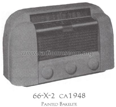 rca victor radio model 66x2